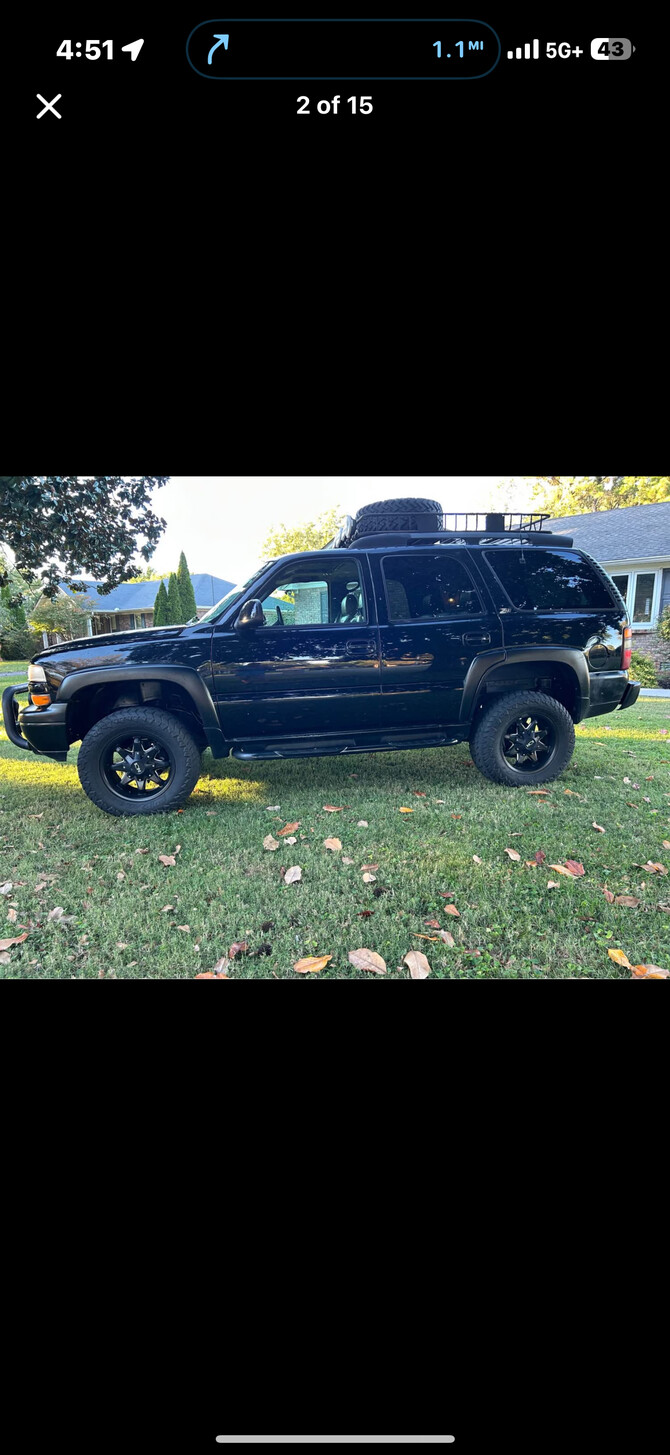 2001 Chevrolet Tahoe 4wd New Nitto Ridge Grappler 305/60R18 (8892)