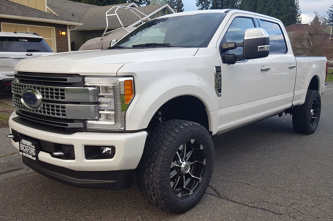 2017 Ford F250 4wd Crew Cab Toyo Open Country A/T II 35/12.50R20 (3539)