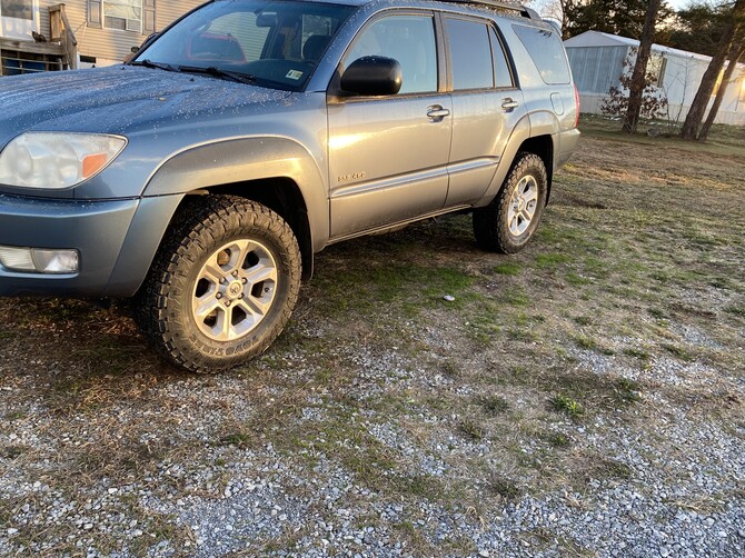 2004 Toyota 4Runner 4wd SR5 Toyo Open Country A/T III 265/70R17 (7284)