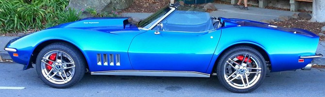 1969 Chevrolet Corvette Convertible Michelin Runflats 245/45R17 (3220)