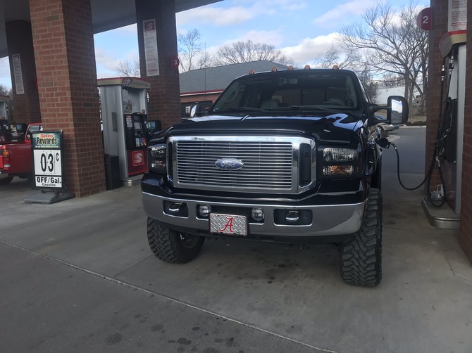 2007 Ford F350 Super Crew 4wd Toyo Open Country M/T 315/60R20 (3862)