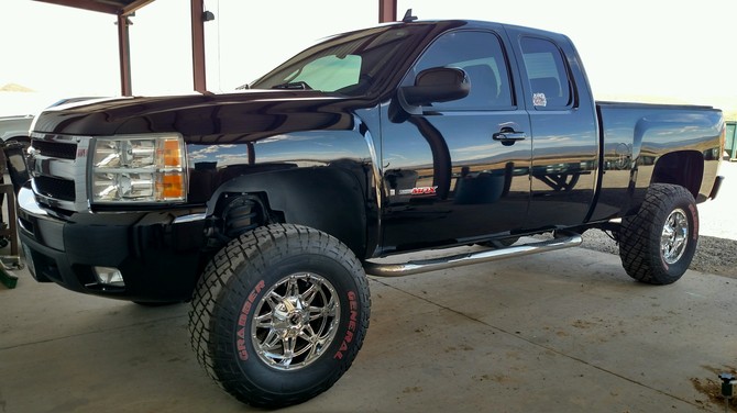 2007 Chevrolet Silverado K1500 Extended Cab General Grabber 35/12.50R17 (1342)