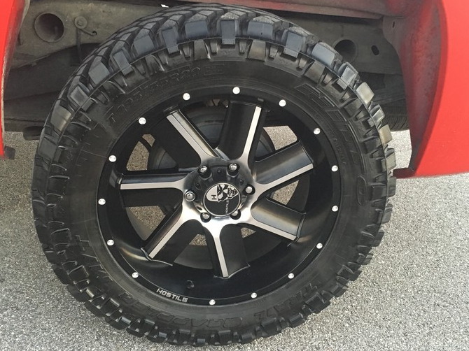 2008 GMC Sierra C1500 Extended Cab Nitto Trail Grappler M/T 295/55R20 (1267)