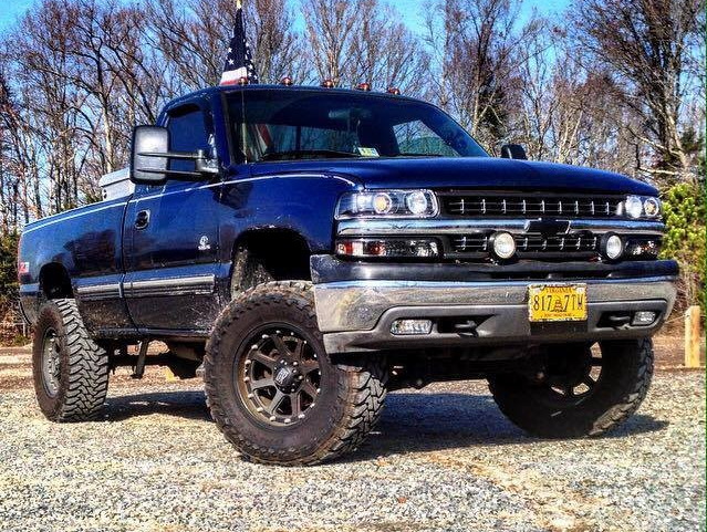 1999 Chevy Silverado 1500 Z71 4x4 Toyo Open Country M/T 35/12.50R18 (1186)