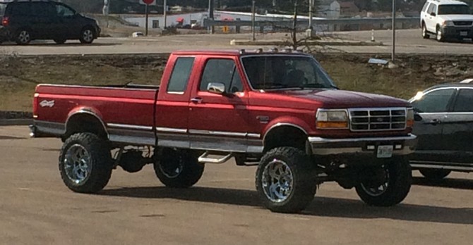 1997 Ford F250 2wd/4wd Federal Couragia M/T 35/12.50R20 (1485)