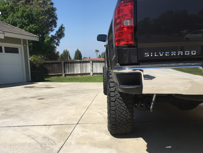 2016 Chevrolet Silverado 1500 2wd Crew Cab Nitto Ridge Grappler 35/11.50R20 (2362)