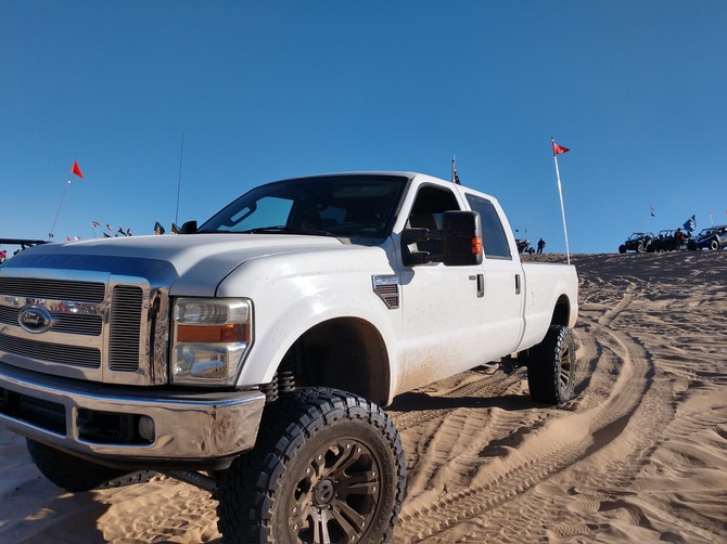 2008 Ford F350 Lariat Super Cab 4x4 Toyo Open Country M/T 38/13.50R20 (5100)