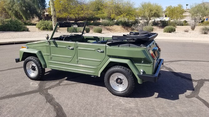 1974 Volkswagen Thing Restored Mickey Thompson Mini Mag  195/75R15 (8624)