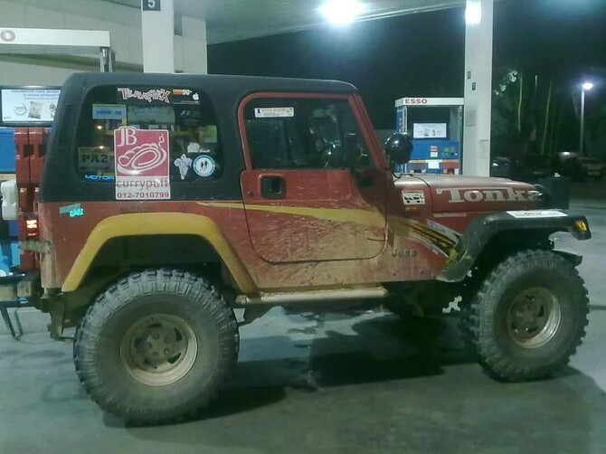 1995 Jeep Wrangler SE Interco Super Swamper TSL Radial 36/12.50R15 (8873)