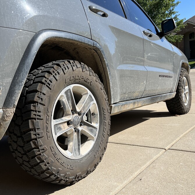 2019 Jeep Grand Cherokee Trailhawk Cooper Discoverer Rugged Trek 275/65R18 (7814)
