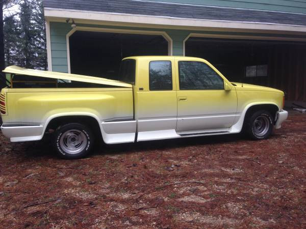 1993 GMC Sierra SLE Stepside 2wd pick up Firestone Firehawk Wide Oval Indy 500 295/50R15 (439)