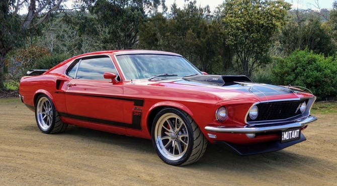 1969 Ford Mustang 5-Lug Toyo Proxes R888R 235/40R18 (4939)