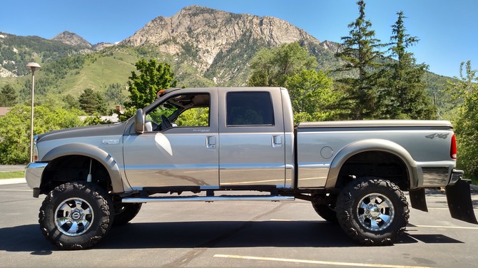 2001 Ford F250 4wd Super Duty Nitto Mud Grappler 37/13.50R18 (810)