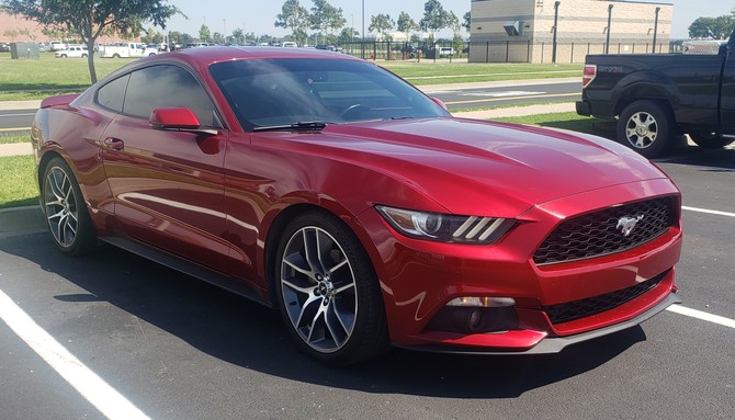2015 Ford Mustang Fastback EcoBoost Performance Pkg Continental ExtremeContact Sport 265/35R20 (4984)