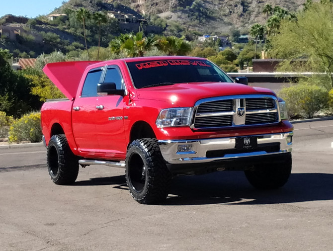 2012 Ram 1500 4wd Crew Cab Toyo Open Country M/T 35/12.50R20 (2389)