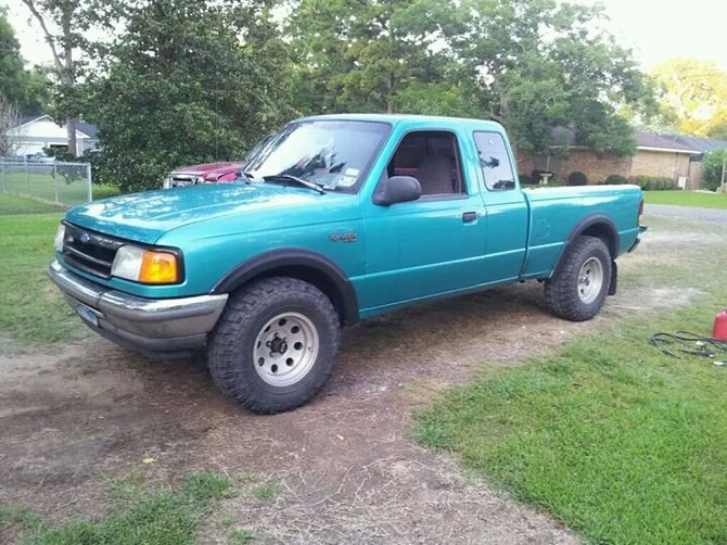 1993 Ford Ranger Super Cab 4wd Federal Couragia M/T 31/10.50R15 (1297)