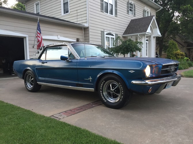 1965 Ford Mustang 5-Lug Cooper Cobra Radial GT 215/70R14 (2523)