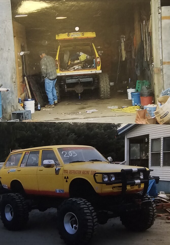 1969 Datsun 510 wagon 1983 K5 Blazer Interco Super Swamper TSL Bogger 37/13.50R15 (9061)