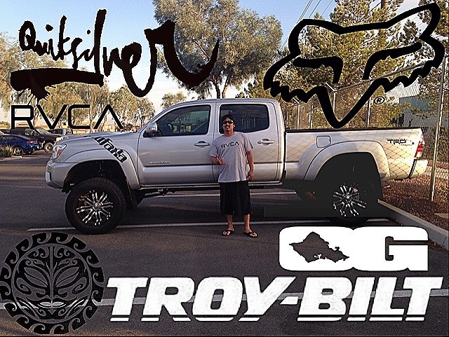 2013 Toyota Tacoma Double Cab 4wd Toyo Open Country A/T II 285/65R18 (4037)