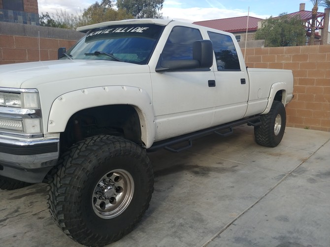 1998 Chevrolet K3500 4wd Pick-up Toyo Open Country M/T 385/70R16 (4099)