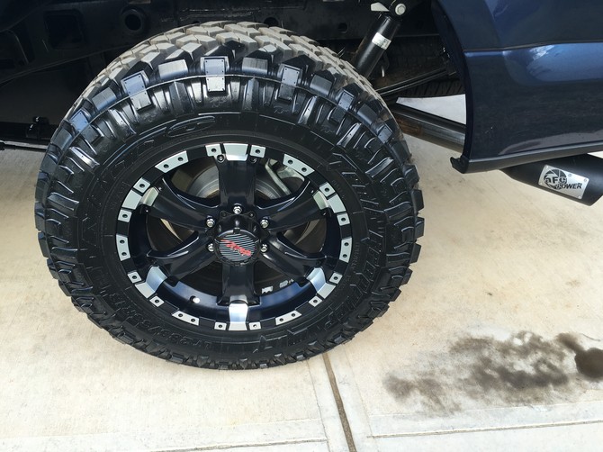 2015 Ford F150 4wd SuperCrew Nitto Trail Grappler M/T 285/65R18 (1283)