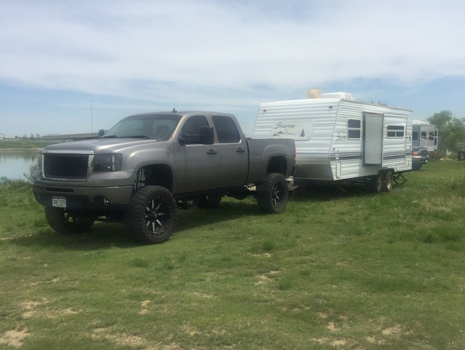 2009 GMC Sierra 2500 HD 4wd Crew Cab Toyo Open Country M/T 37/13.50R22 (1723)