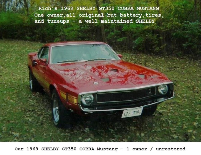 1969 Ford Mustang 5-Lug Cooper Cobra Radial GT 245/60R15 (3082)