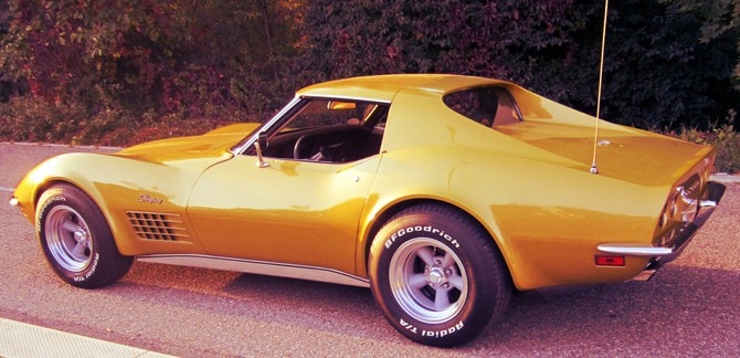 1971 Chevrolet Corvette Base Model BFGoodrich Radial T/A 225/70R15 (4698)