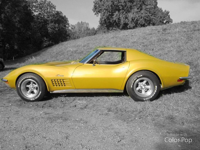 1971 Chevrolet Corvette Base Model BFGoodrich Radial T/A 225/70R15 (4699)