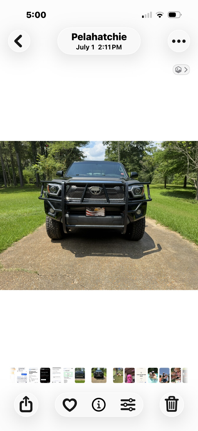 2014 Toyota Tacoma 4wd Double Cab BFGoodrich Mud-Terrain T/A KM3 275/65R18 (9097)