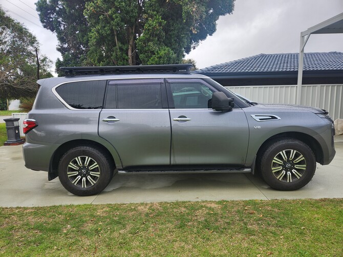 2023 Nissan Armada Platinum Cooper Discoverer Stronghold AT 295/70R18 (8787)