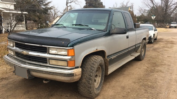 1995 Chevrolet K1500 4wd Pick-up Dunlop Radial Mud Rover 305/70R16 (2268)