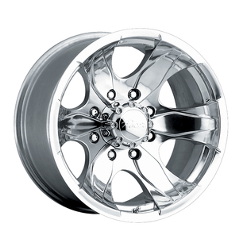 Pacer 187P - WARRIOR Polished 15X10 5-127 Wheel