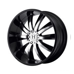 Helo HE851 Gloss Black With Machined Face 20X9 5-114.3 Wheel