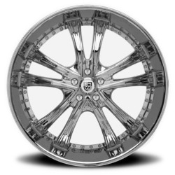 Lexani LSS-55 Chrome 22X10 5-112 Wheel