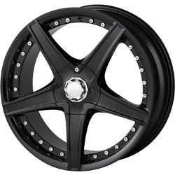 Sacchi S45 Black 18X8 4-100 Wheel