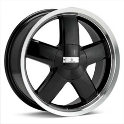 Verde SKYLON Gloss Black/Machined 18X8 5-100 Wheel
