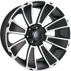 Ion STYLE-180 Matte Black/Machined 20X9 5-127 Wheel
